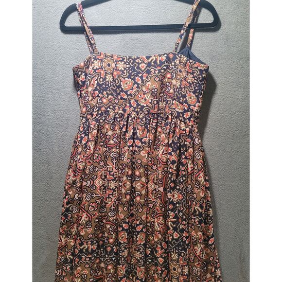 Fossil Aztec Print Spaghetti Strap Sundress Size Small - Picture 5 of 5